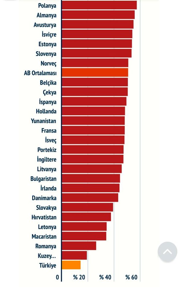 Türkiye Kişi Başına Düşen Otomobil Sayısında Avrupa'nın Oldukça Gerisinde
