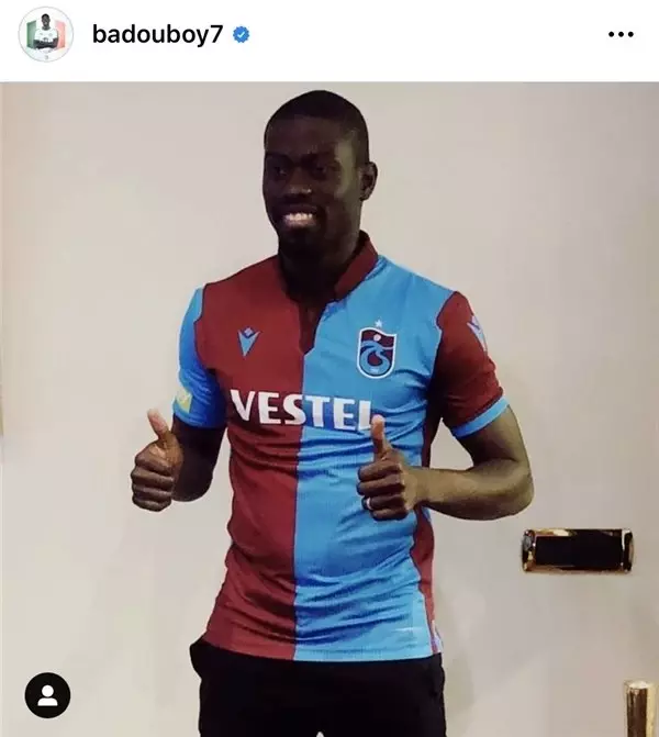 Badou Ndiaye, Trabzonspor formasını giydi