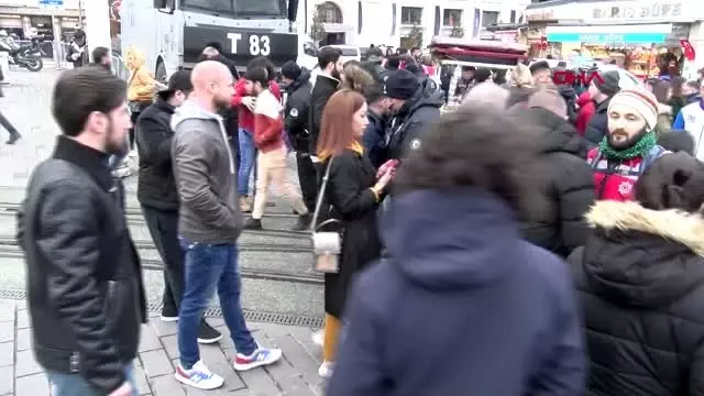 Taksim Meydanı'nda yılbaşı kutlamaları dolayısıyla güvenlik önlemleri arttırıldı!