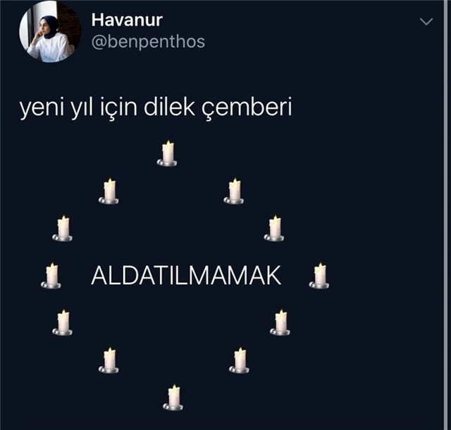Yeni Yıl İçin Dilek Çemberine Yazılmış 12 Komik Şey