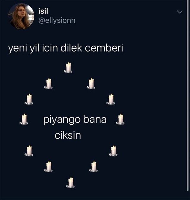 Yeni Yıl İçin Dilek Çemberine Yazılmış 12 Komik Şey