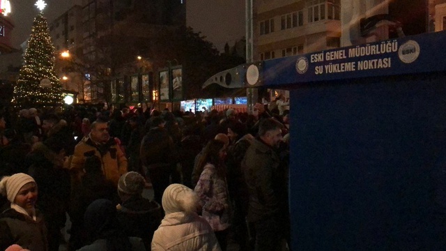Eskişehir yeni yıla su kuyruğunda girdi