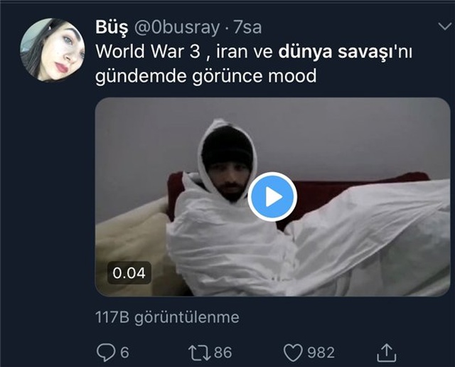 3. Dünya Savaşı'nın Çıkma İhtimaline Gelen 14 Tweet