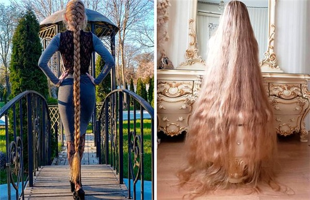Ukraynalı Rapunzel Uzun Saçlarıyla Fenomen Oldu