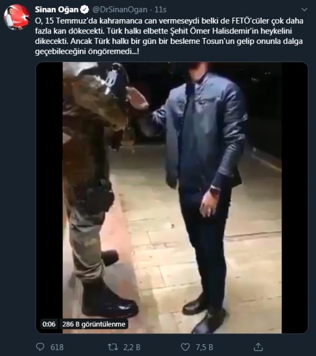 Şehit Ömer Halisdemir'in anıtı başında yapılan saygısızlık sosyal medyayı ayağa kaldırdı