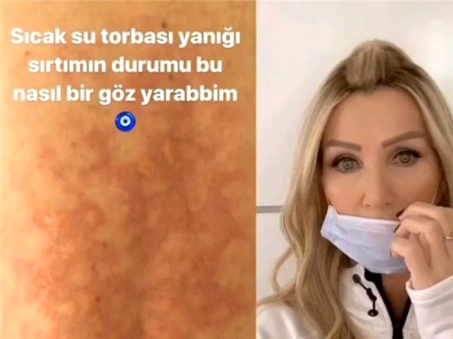 Hastaneye gitti