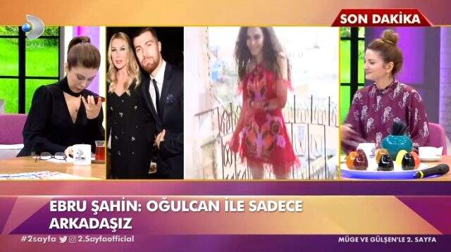 Ebru Şahin, Oğulcan Engin'le sevgili değil arkadaş olduklarını söyledi, Seda Sayan yalanladı