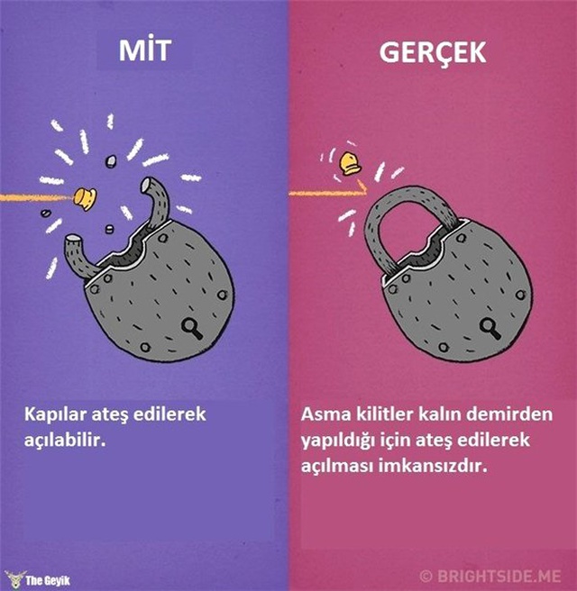 Filmlerin Bizi Doğruluğuna İnandırdığı 12 Yaygın Mit
