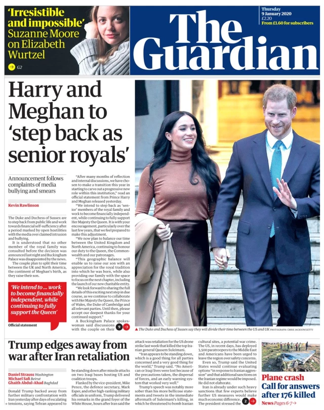 Meghan Markle ve Prens Harry'nin kraliyet ailesindeki üst düzey görevlerinden çekilmesi İngiltere...