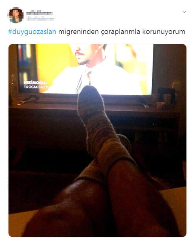 Sosyal medya kullanıcıları, migrenim tuttu diyerek bacaklarını gösteren fenomen Duygu Özaslan'ı tiye aldı