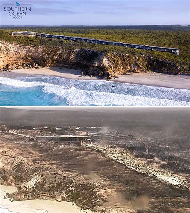 Avustralya'dan Gelen Öncesi Sonrası Fotoğraflar Yangının Dehşetini Gün Yüzüne Çıkarıyor