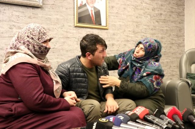 Babaanne, terör örgütü PKK'dan kurtarılan torununa kavuşunca büyük sevinç yaşadı