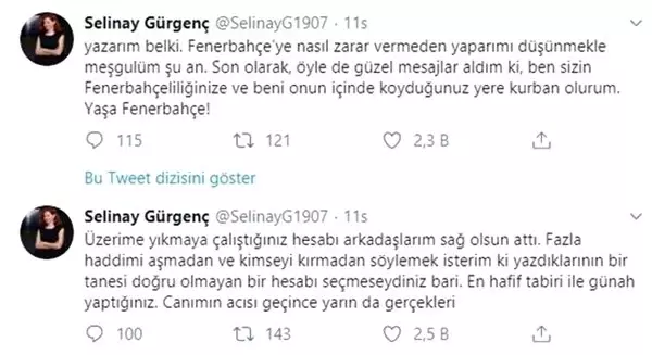 Comolli'nin asistanı Selinay Gürgenç'ten ilk açıklama