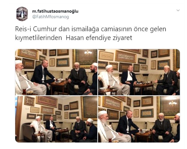 Cumhurbaşkanı Erdoğan, İsmailağa Vakfı'nı ziyaret etti