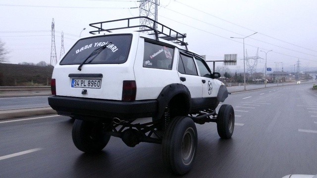 Baba yadigarı 1996 model Kartal'ı 4x4 cipe çevirdi