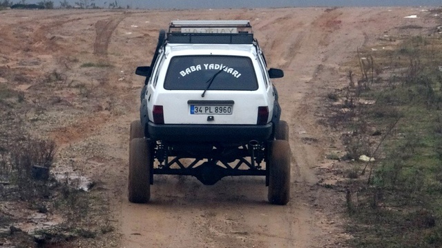 Baba yadigarı 1996 model Kartal'ı 4x4 cipe çevirdi