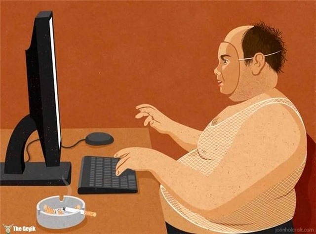 Modern Toplum Anlayışının Yarattığı Çarpıklıkların Acımasızca Eleştirildiği 20 İllüstrasyon