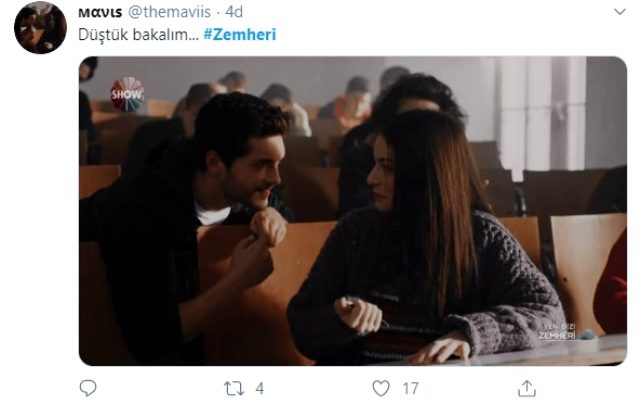 Ekranların yeni dizisi Zemheri, ilk bölümüyle Twitter'da trend oldu
