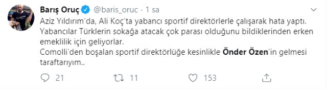 Fenerbahçe taraftarı, sosyal medyada Önder Özen için çağrıda bulundu