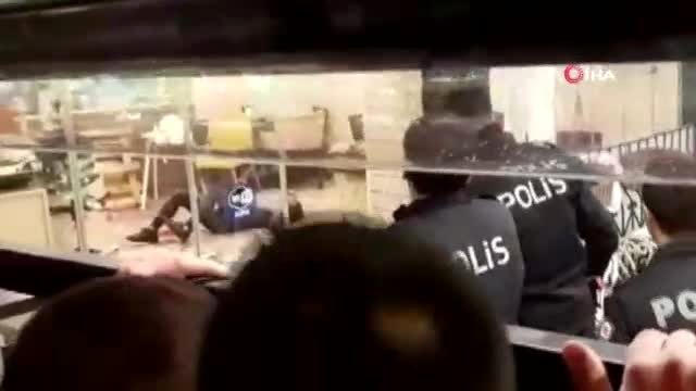 Bayrampaşa'da palalı saldırgan dehşeti! Bacağından vurularak yakalandı