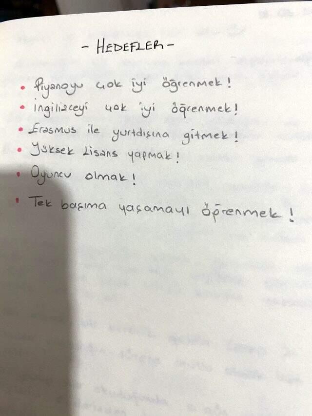 Ölümüyle Türkiye'yi yasa boğan Ceren Özdemir'in günlük notları ortaya çıktı