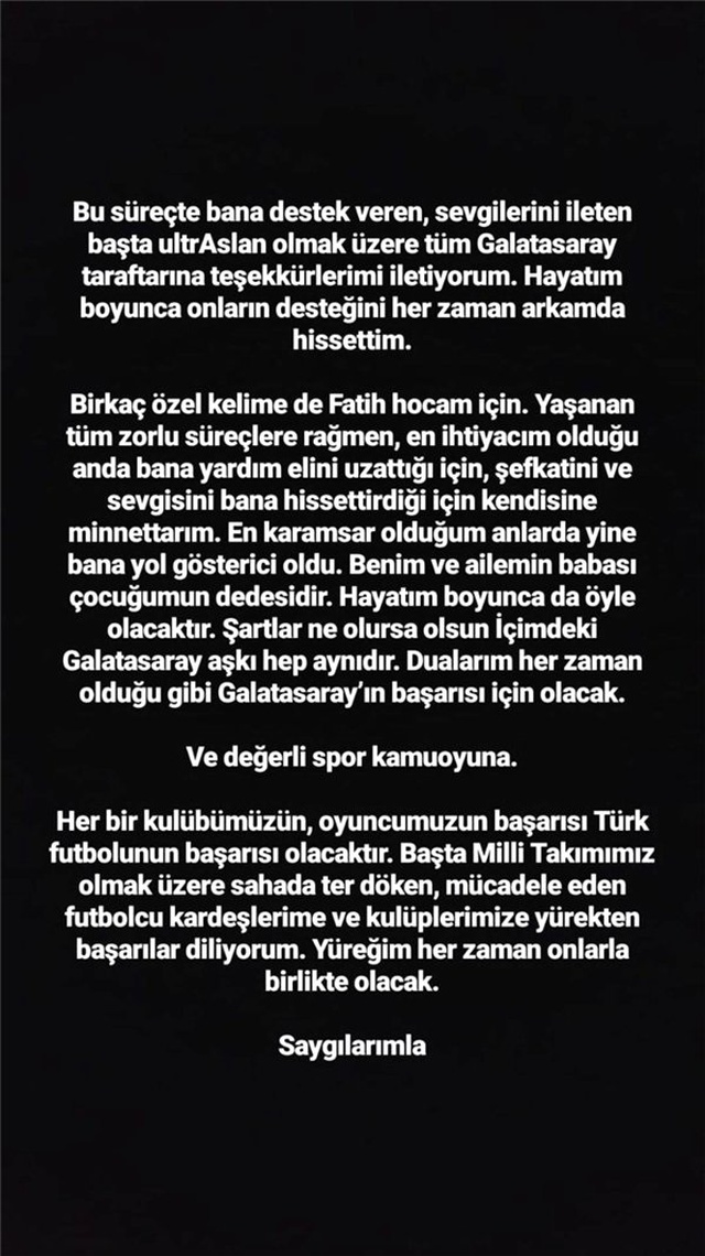 Arda Turan'dan Galatasaray açıklaması!