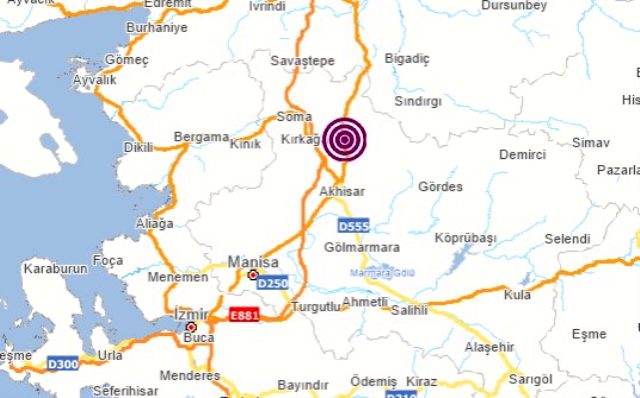 Son dakika: Manisa'da 5.1 büyüklüğünde bir deprem meydana geldi