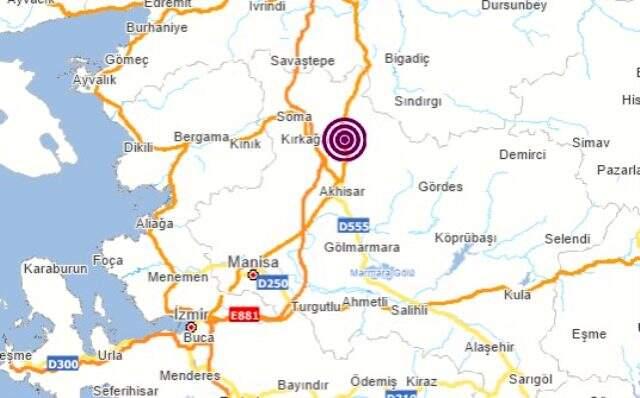 Son dakika: Manisa'da 5.1 büyüklüğünde bir deprem meydana geldi