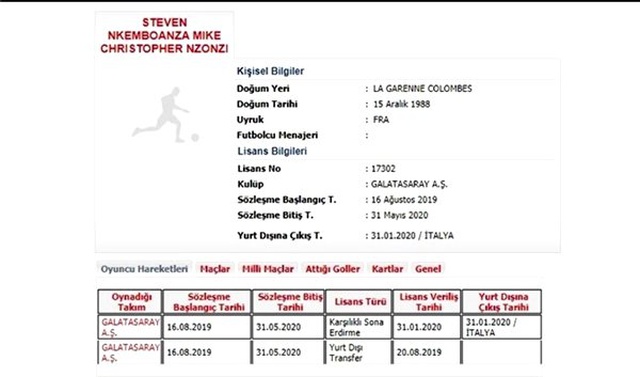 Galatasaray Steven Nzonzi'nin sözleşmesini feshetti
