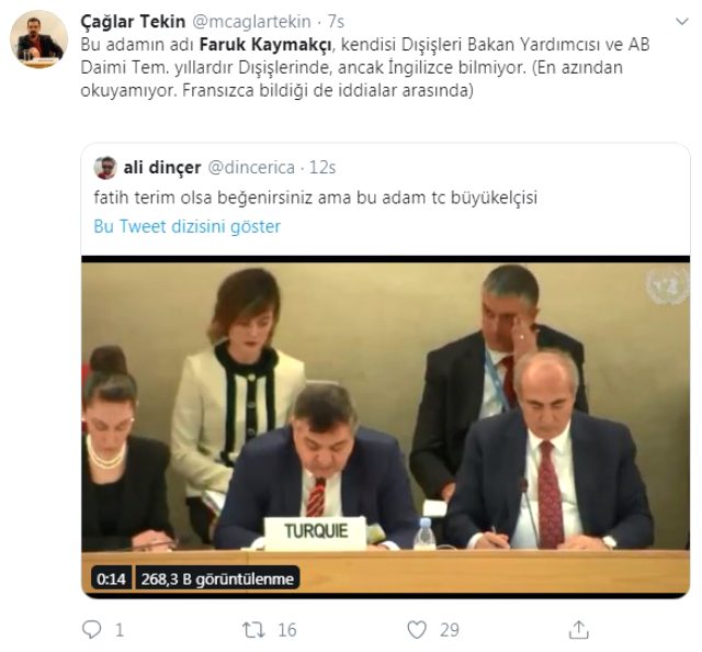 AB Başkanı Faruk Kaymakcı'nın İngilizce konuştuğu video sosyal medyada gündem oldu