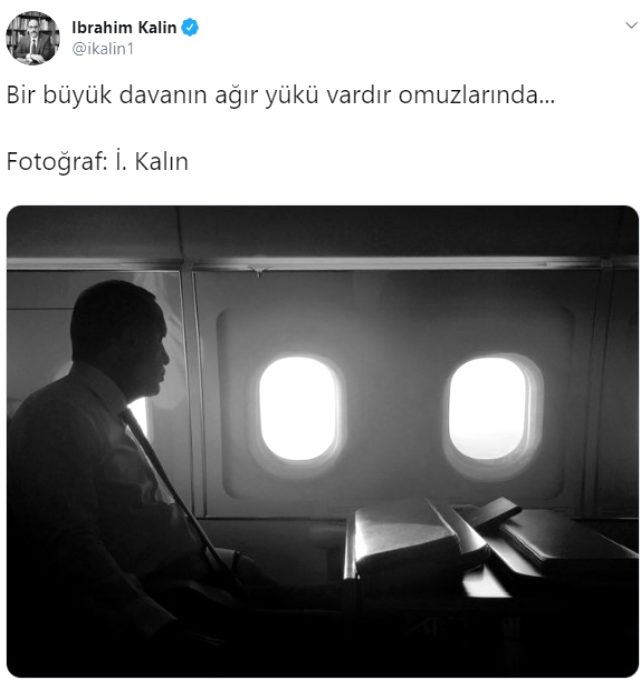 İbrahim Kalın, Erdoğan'ın fotoğrafını paylaştı! Düştüğü not dikkat çekti