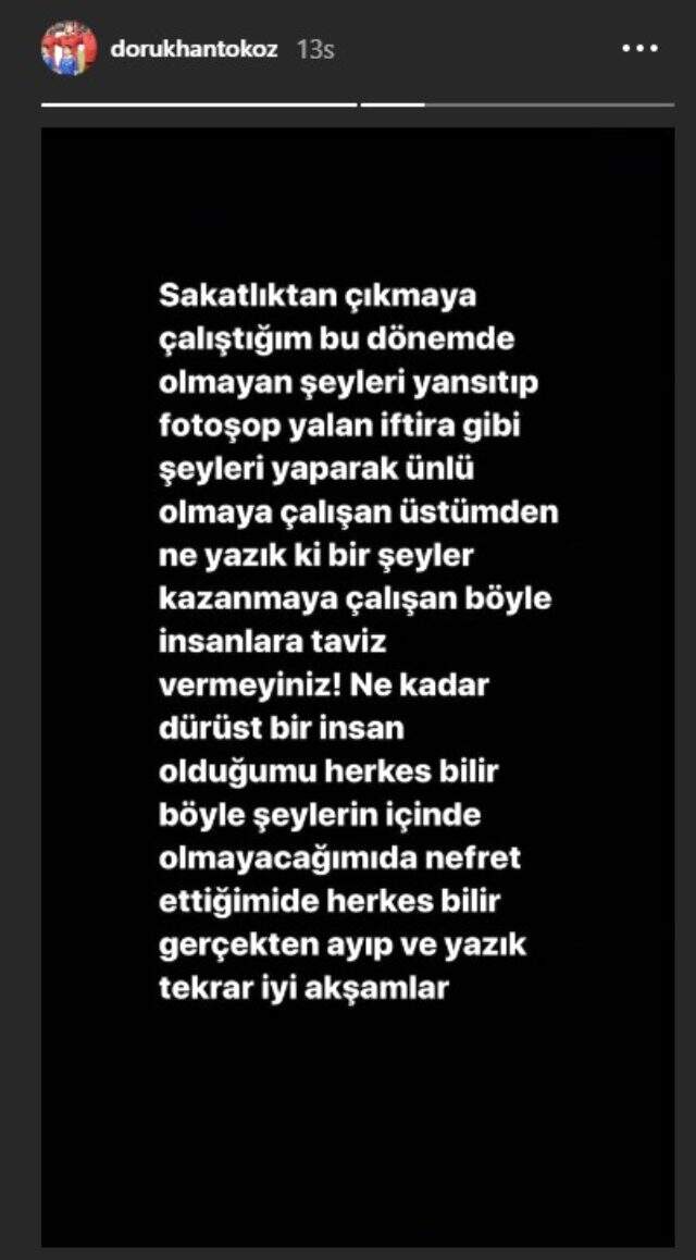 Enise Sude isimli Instagram kullanıcısı, Dorukhan Toköz'ün attığı mesajları ifşa etti Enise Sude isimli Instagram kullanıcısı, Dorukhan Toköz'ün attığı mesajları ifşa etti
