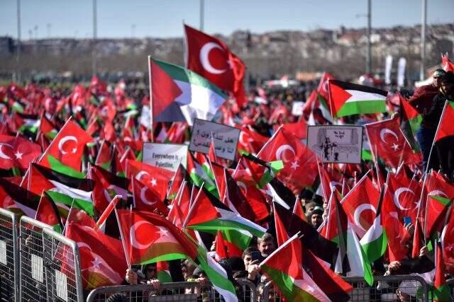 Yenikapı'da Büyük Kudüs Mitingi düzenlendi