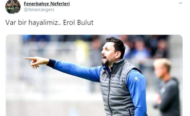 Fenerbahçeli taraftarlar, Ersun Yanal'ın yerine Erol Bulut'u istiyor
