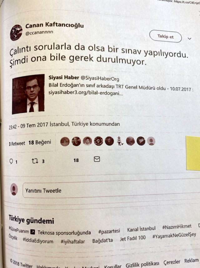 CHP İstanbul İl Başkanı Canan Kaftancıoğlu, Bilal Erdoğan'a hakaretten ifade verdi