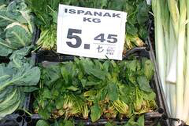 Ispanağın fiyatı cep yakıyor