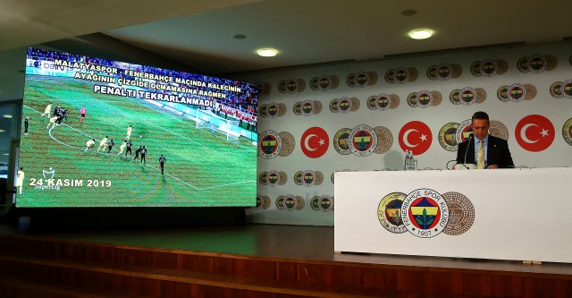 Fenerbahçe Başkanı Ali Koç: Bazı şeyler VAR odasında kurgulanıyor