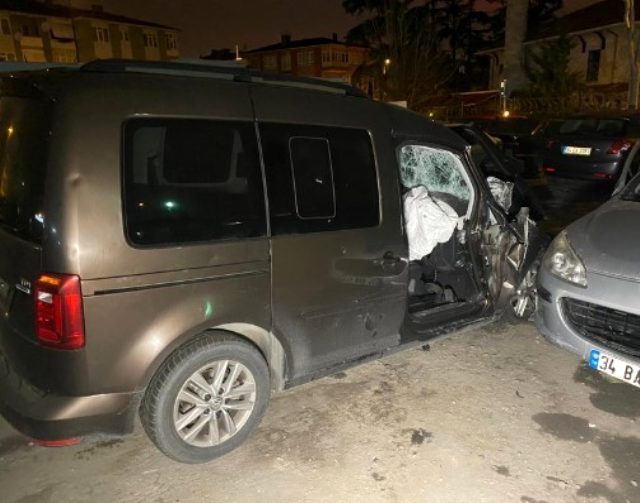 Ahmet Kural'ın karıştığı zincirleme kazada araçlar kullanılamaz hale geldi