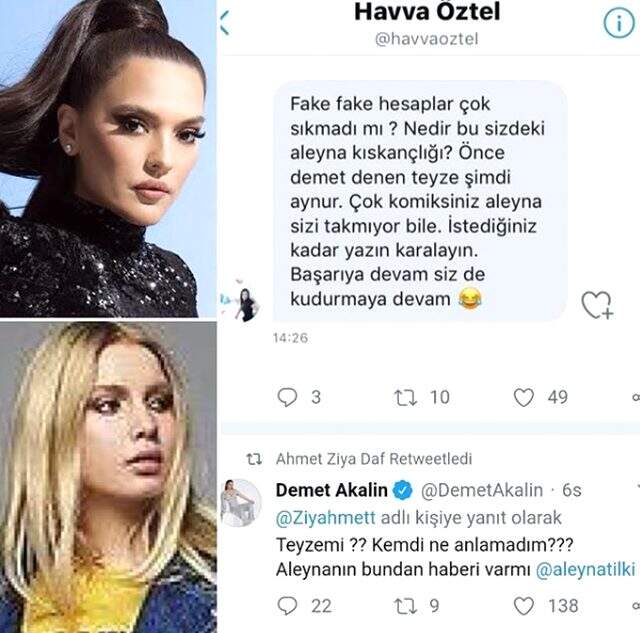 Demet Akalın, kendisine 