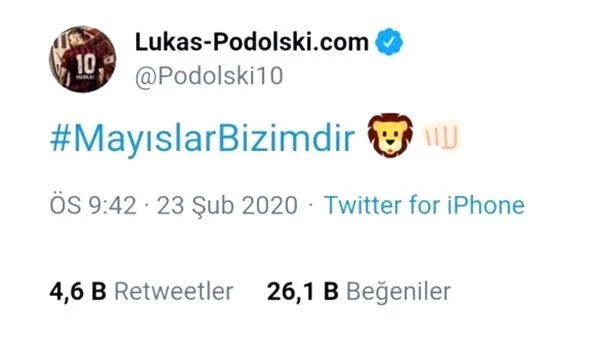 <a class='keyword-sd' href='/lukas-podolski/' title='Lukas Podolski'>Lukas Podolski</a> özür diledi, paylaşımı sildi
