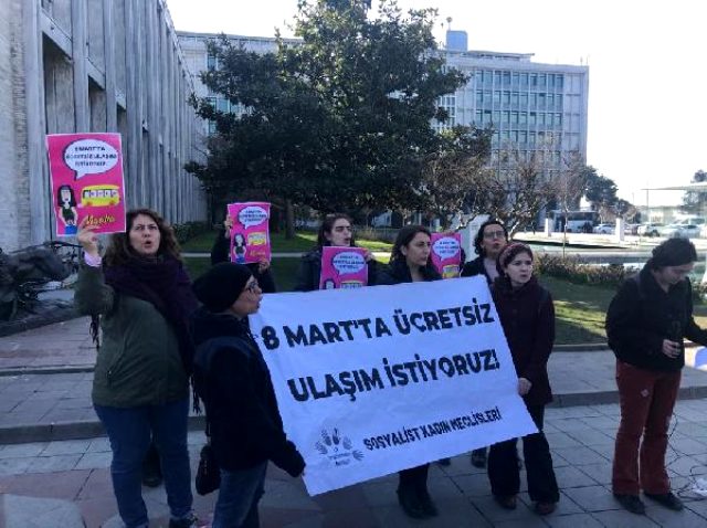 Kadınlardan 8 Mart için İBB'den ücretsiz ulaşım isteği