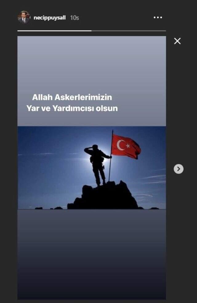 Milli futbolcular, İdlib'de şehit olan 33 askerimiz için başsağlığı mesajı paylaştı