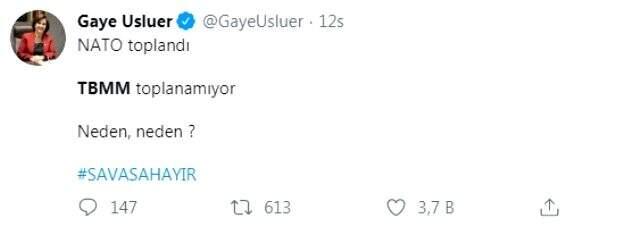 BM ve NATO olağanüstü toplanırken, TBMM'nin olağan gününde toplanma kararı tepki çekti