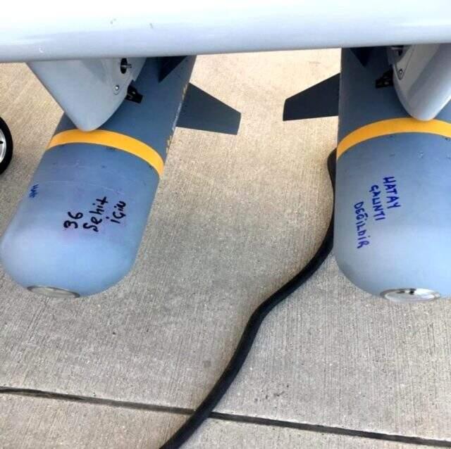 Bahar Kalkanı Harekatı'nda kullanılan mühimmatlarda Putin'e gönderme yapıldı