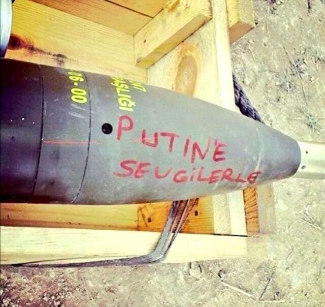 Bahar Kalkanı Harekatı'nda kullanılan mühimmatlarda Putin'e gönderme yapıldı