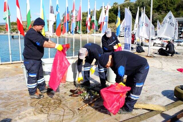 BIOR öncesi deniz dibi temizliği yapıldı BIOR öncesi deniz dibi temizliği yapıldı