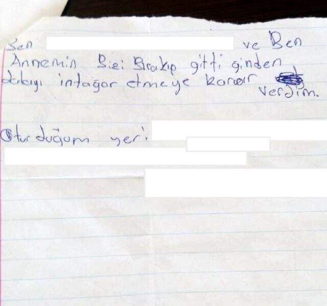 Karakolun önüne intihar notu bırakan 12 yaşındaki çocuk sahilde bulundu