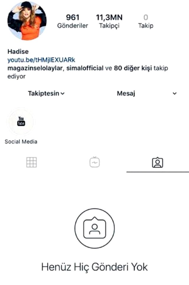Sosyal medya hesaplarındaki fotoğrafları silen Hadise ve Kaan Yıldırım'ın ayrıldığı iddia edildi
