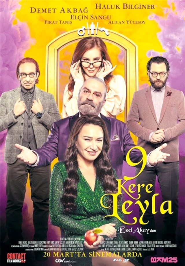 '9 Kere Leyla'nın vizyon afişi yayınlandı