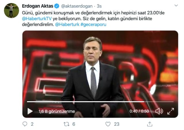 Tecrübeli gazeteci Erdoğan Aktaş, 'Gece Raporu' ile gündemin nabzını tutacak